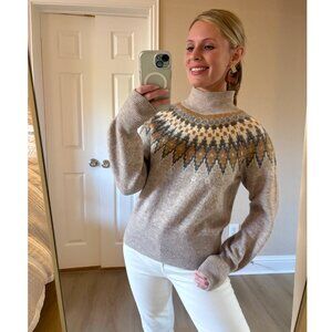 A Loves A wool Fair Isle Sweater